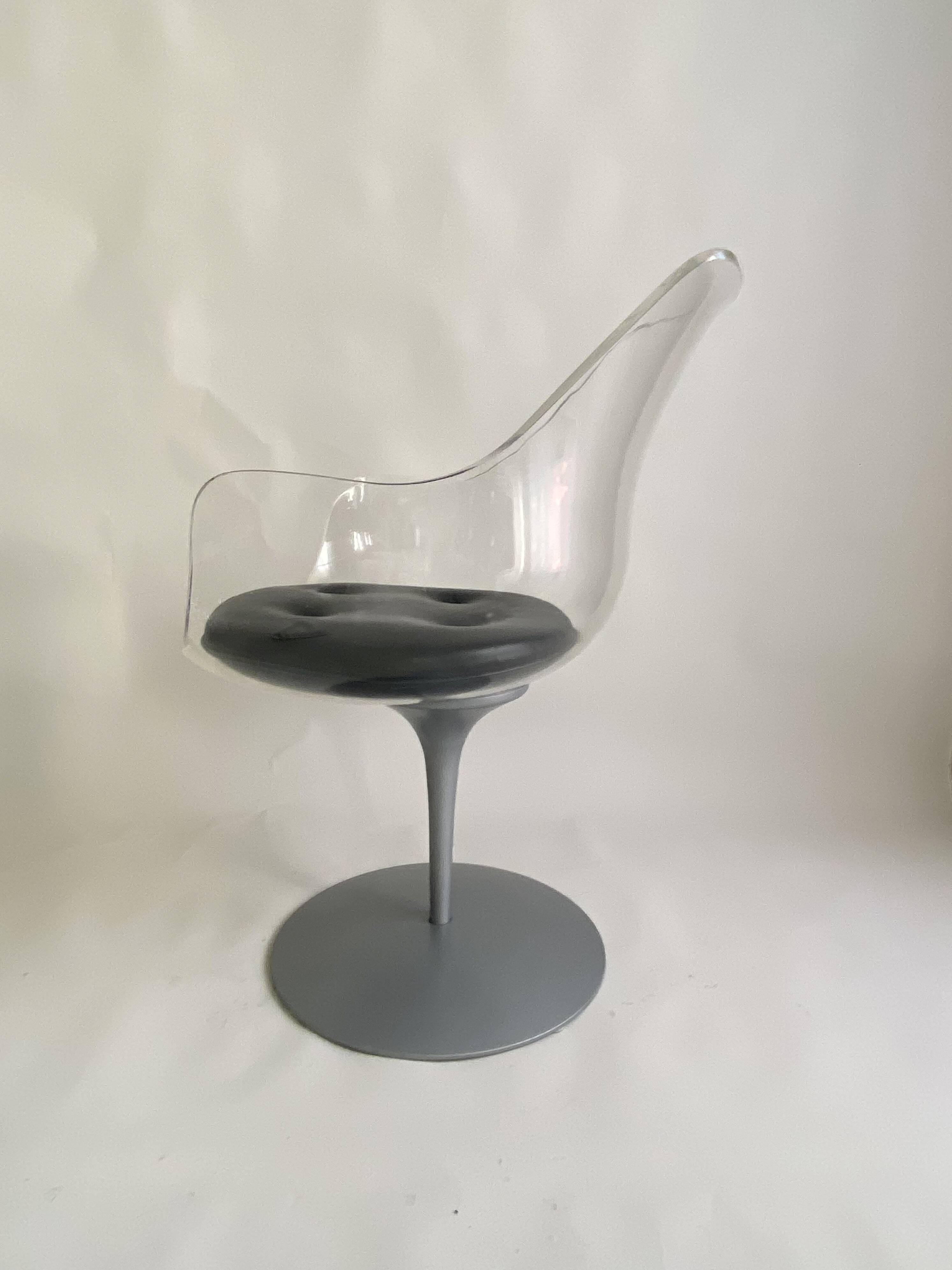 "Champagne" armchair by Estelle and Irvin Laverne