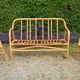 Salon vintage canapé et 2 fauteuils en rotin