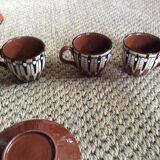 Set of 8 coffee cups