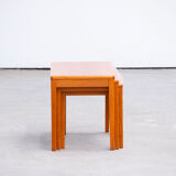 Tables basse gigogne scandinave en teck