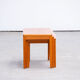 Scandinavian teak nesting coffee tables