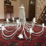 Chandelier iron forge 12 branches