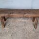 Bench 100 cm old solid wood with patina