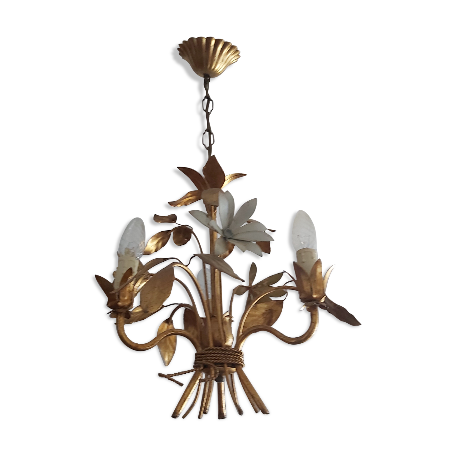 Vintage hanging lamp 3 lights