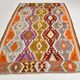 5x8 Geometric Handmade Wool Persian Kilim Rug, 171x260Cm