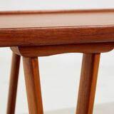 Restored teak coffee table (MK10666)