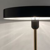 Brown and gold table lamp Timor 69 by Louis Kalff for Philips
