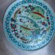 Handcrafted decorative plate in Iznik style 2005