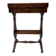 Directoire period work table in solid walnut, 19th century.