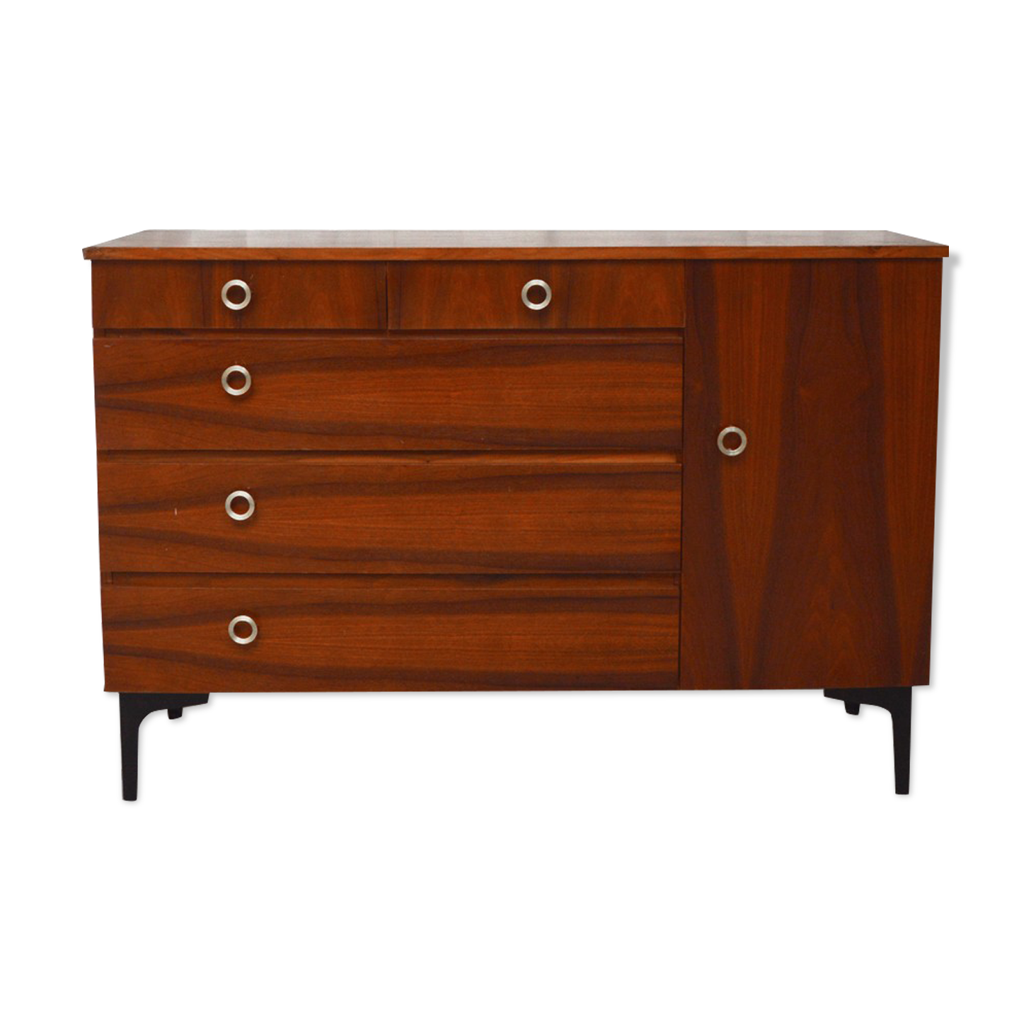 Entrance cabinet brass handles, 1960