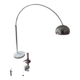 Arc floor lamp design with marble base BHV – contemporary style