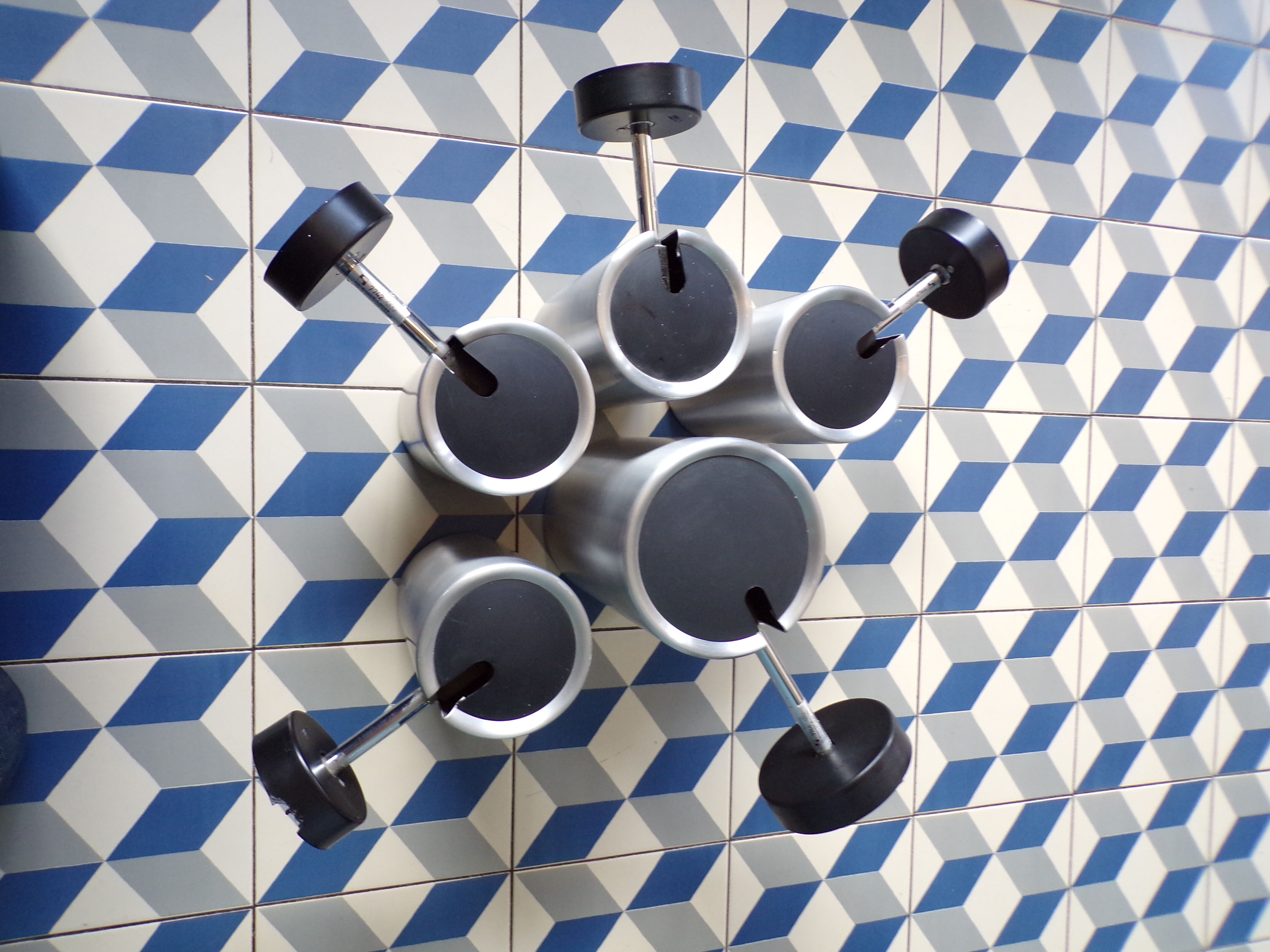 Set 5 wall lamps hose Staff Leuchten