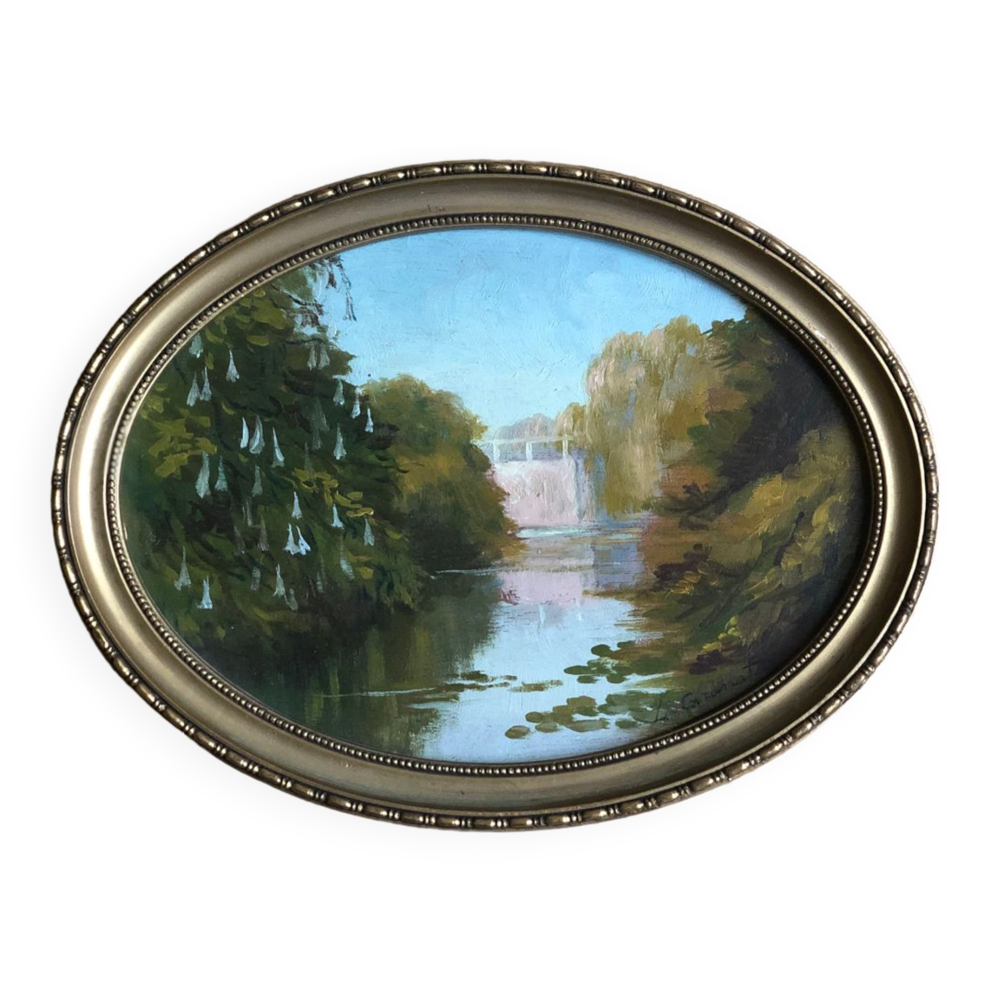 Oil on wood by Louis Granata