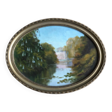 Oil on wood by Louis Granata