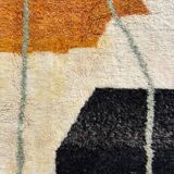 Moroccan Mrirt wool rug