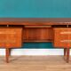 Retro Teak 1960s G Plan Fresco Desk By Viktor Wilkins