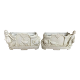 Pair old mini biscuit planters