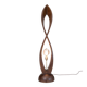 Abstract Wooden Standing Sculpture Floor Lamp by Flowlight Design Inifinity