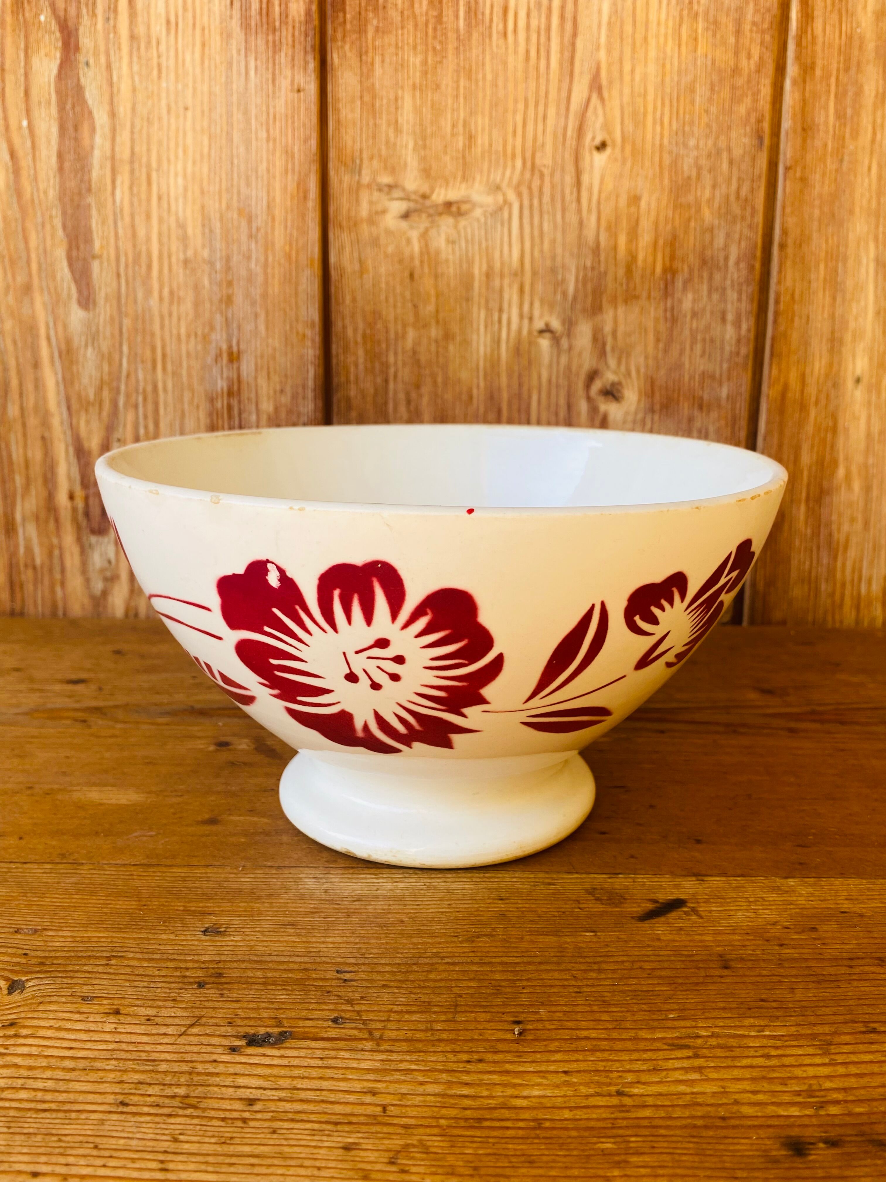 Duo of old bowls Digouin France