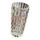 Vase en verre moulé