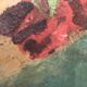 Antique oil painting, still life