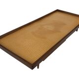 Vintage mid century daybed teak design with drawers