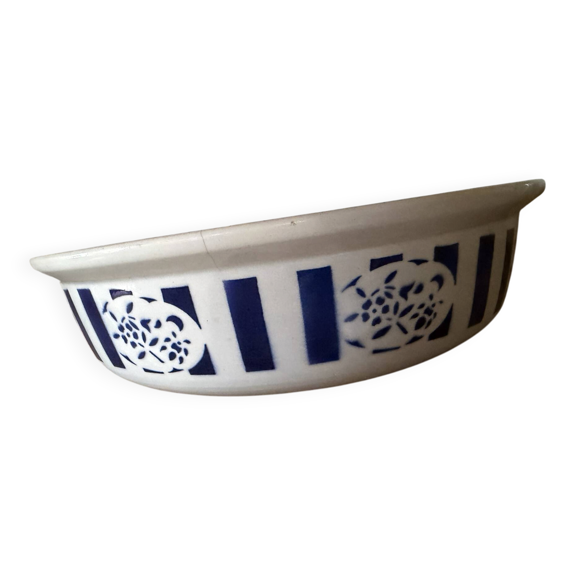 Large earthenware salad bowl