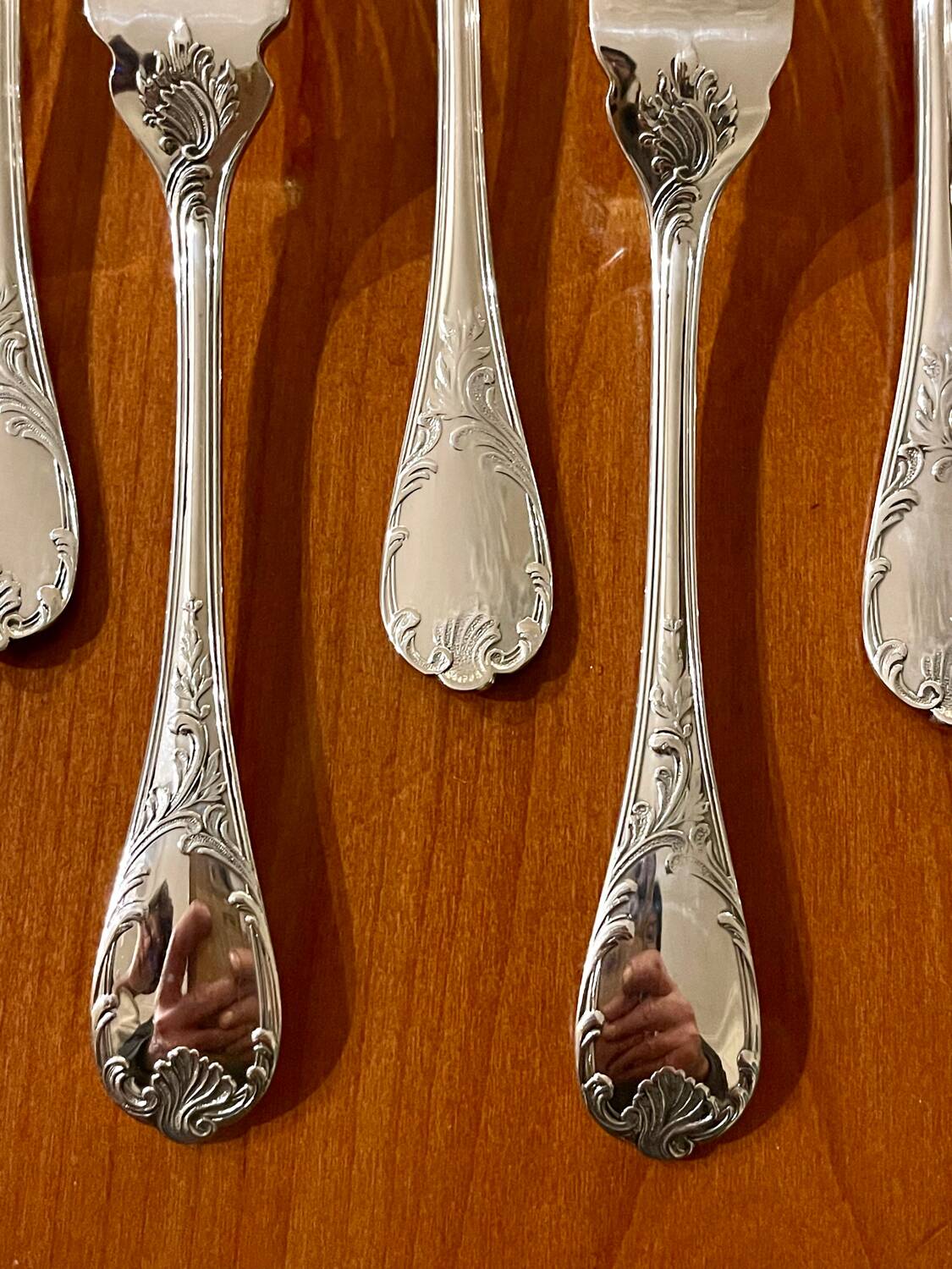 Christofle Marly 12 fish cutlery sets, 24 pieces, very good condition