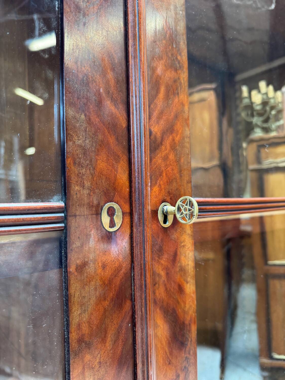 19th Century Restoration Period Mahogany Bookcase