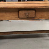 Large oak bakery table
