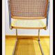 Lot de 2 chaises du designer Marcel Breuer - Acier chromé - Bois (hêtre) - Cannage