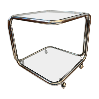 Table basse à double niveaux des années 1970