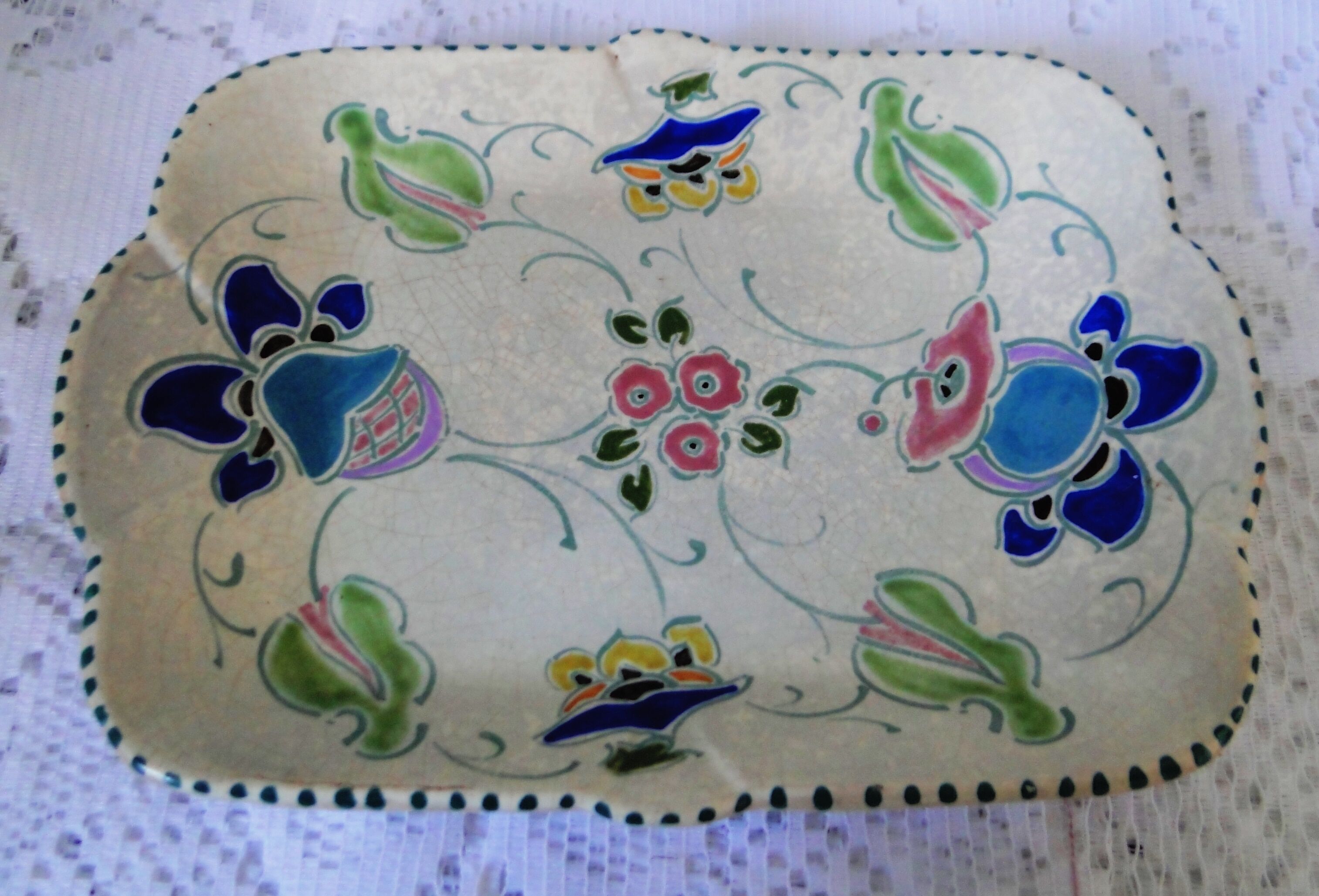 Empty cup ceramic pocket honiton england newton