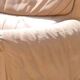 High-end leather sofa, beige De Sede sofa