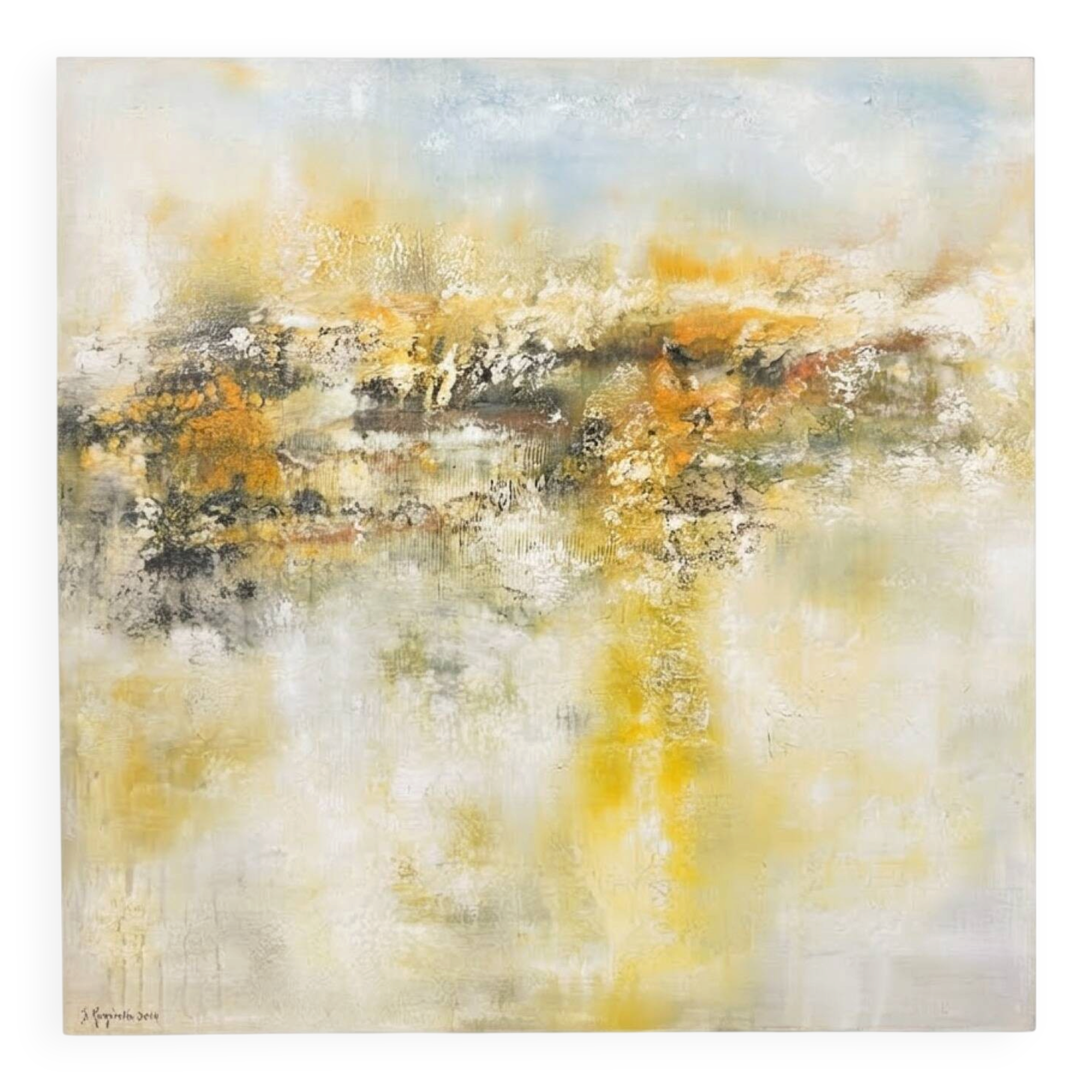 Contemporary Abstract Painting Canvas 100x100 cm