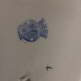 long dish old half-porcelain Badonviller