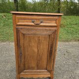 Solid oak jam jar