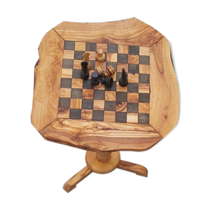 Table d'échecs avec tiroirs en