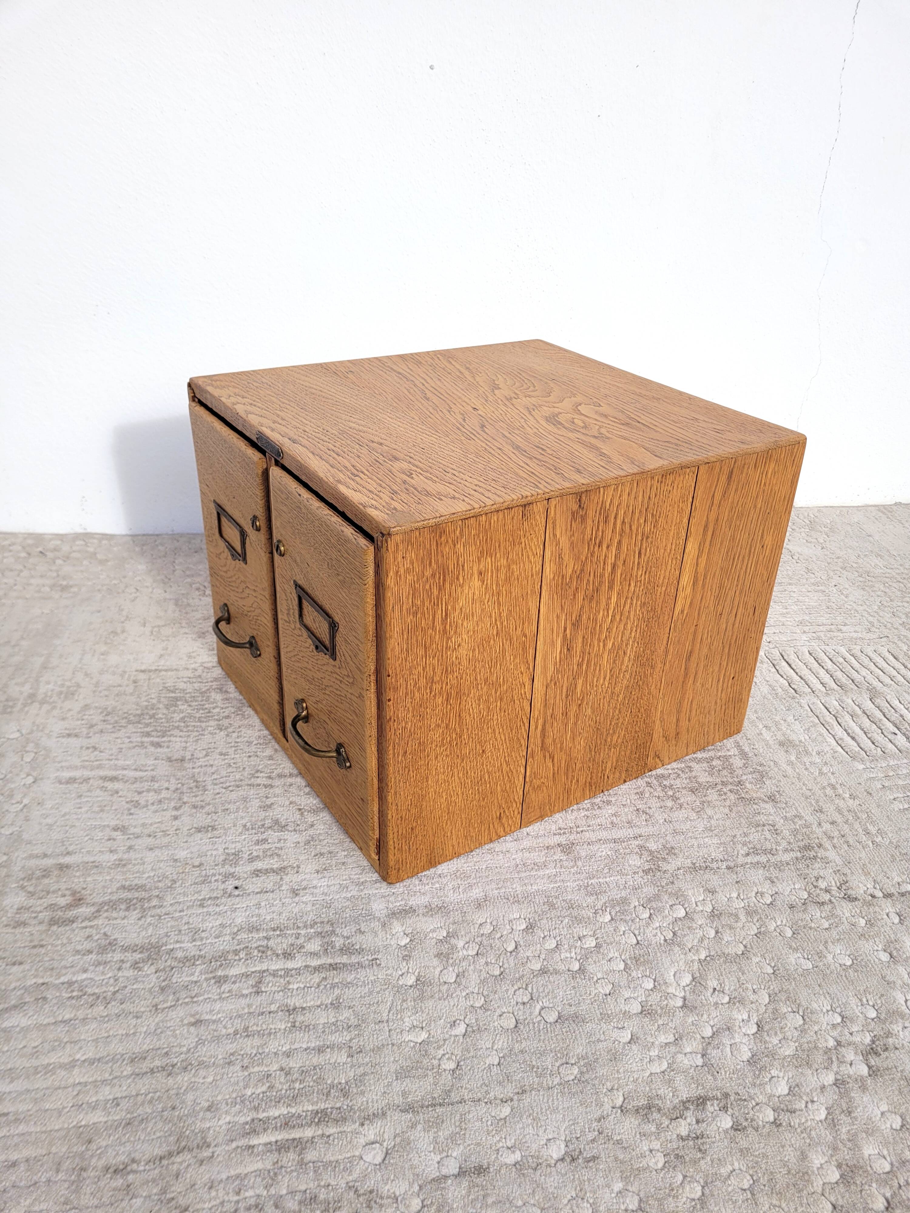 File cabinet old piece of professional furniture