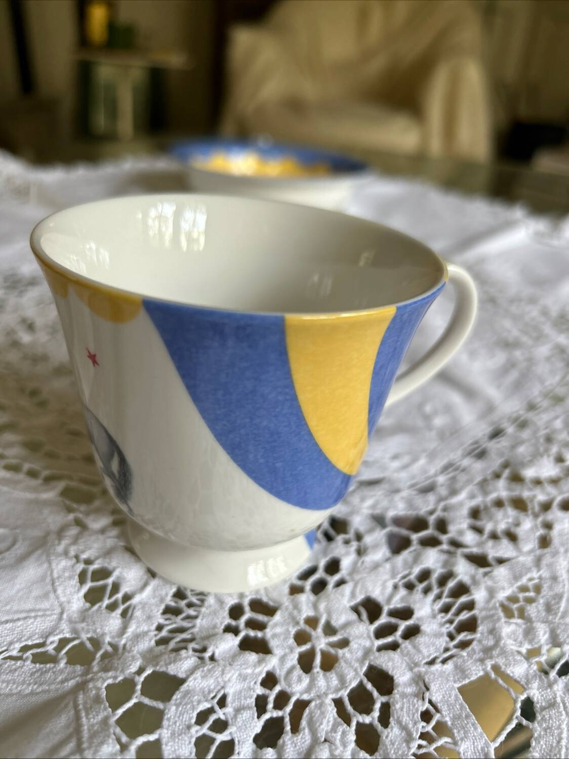 Hermès cup, bowl, and plate set