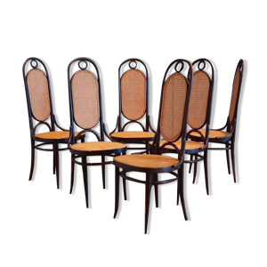 suite de 6 chaises n207 R Thonet années 1970