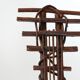 Rattan wall decoration in the shape of a guitar, 50s