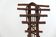 Rattan wall decoration in the shape of a guitar, 50s