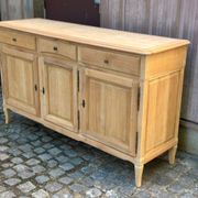 Buffet Louis XV décapé en merisier massif 1970 165cm