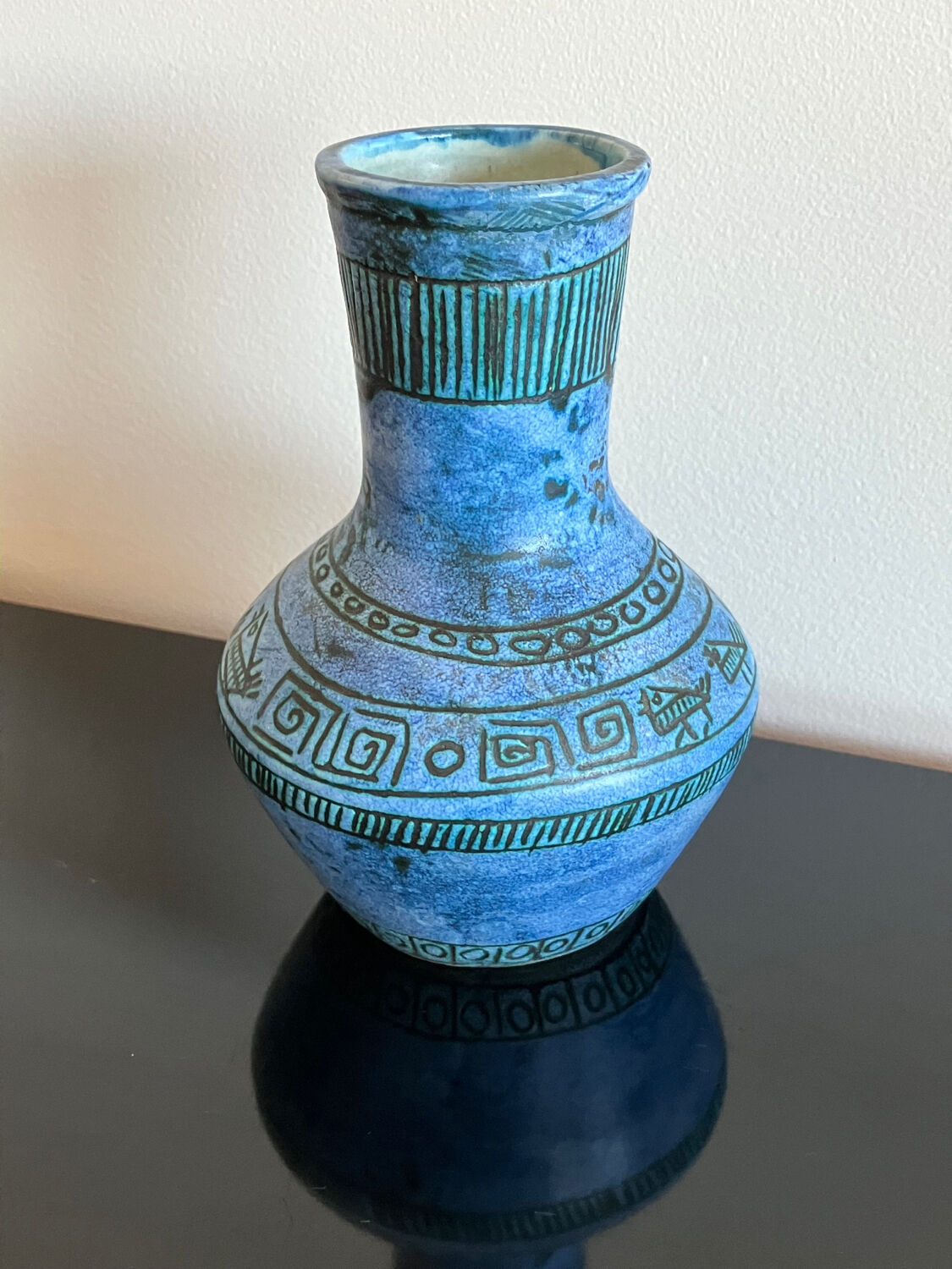 Vintage J Blin vase