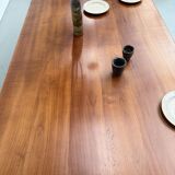 Cherry farmhouse table with 260cm extensions