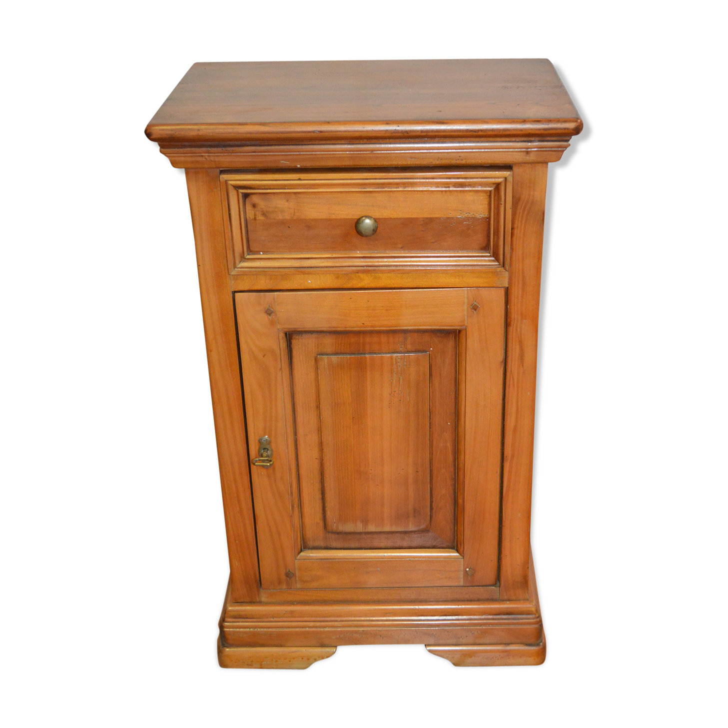 Louis Philippe style bedside table in cherry