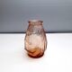 Art Deco vase in pink glass 1940-50