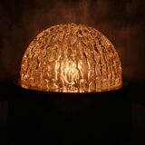 Vintage 70s glass ceiling light