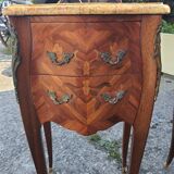 Paire de chevets en marqueterie